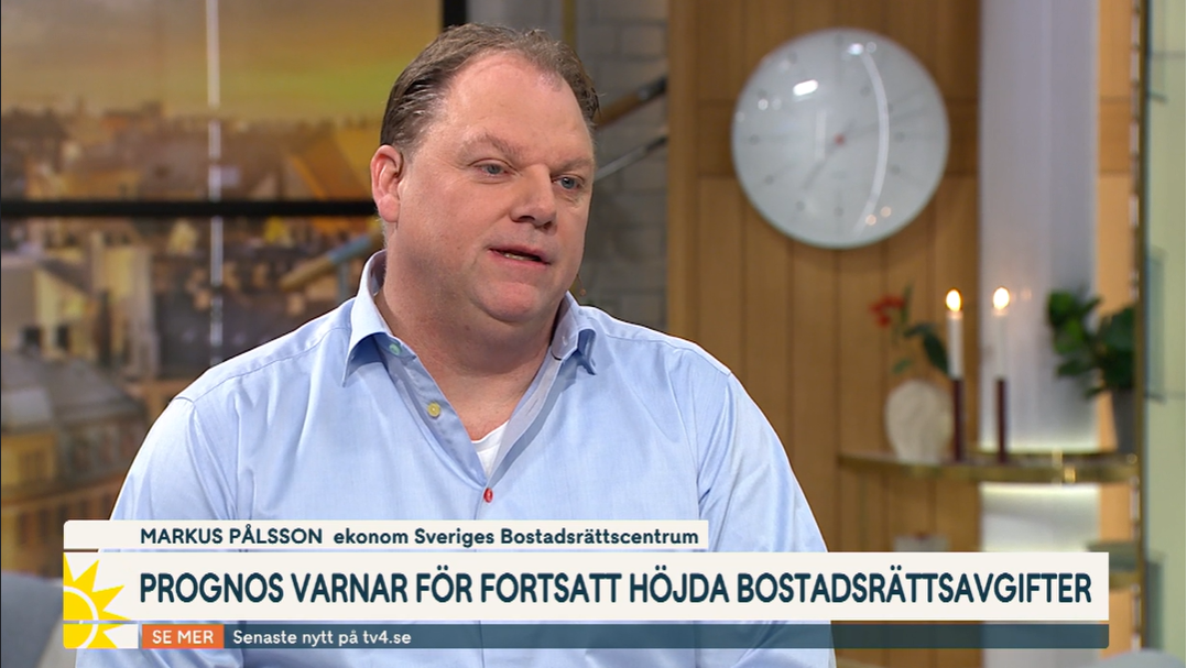 Markus Pålsson intervjuas på TV4 nyhetsmorgon